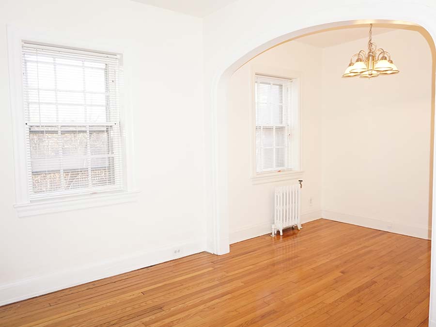 Unfurnished dining room area in an apartment at Edgehill Court in Bala Cynwyd, PA.
